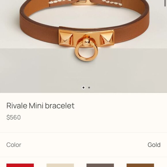 Hermes Rivale Mini Bracelet with box like new - Picture 16 of 16
